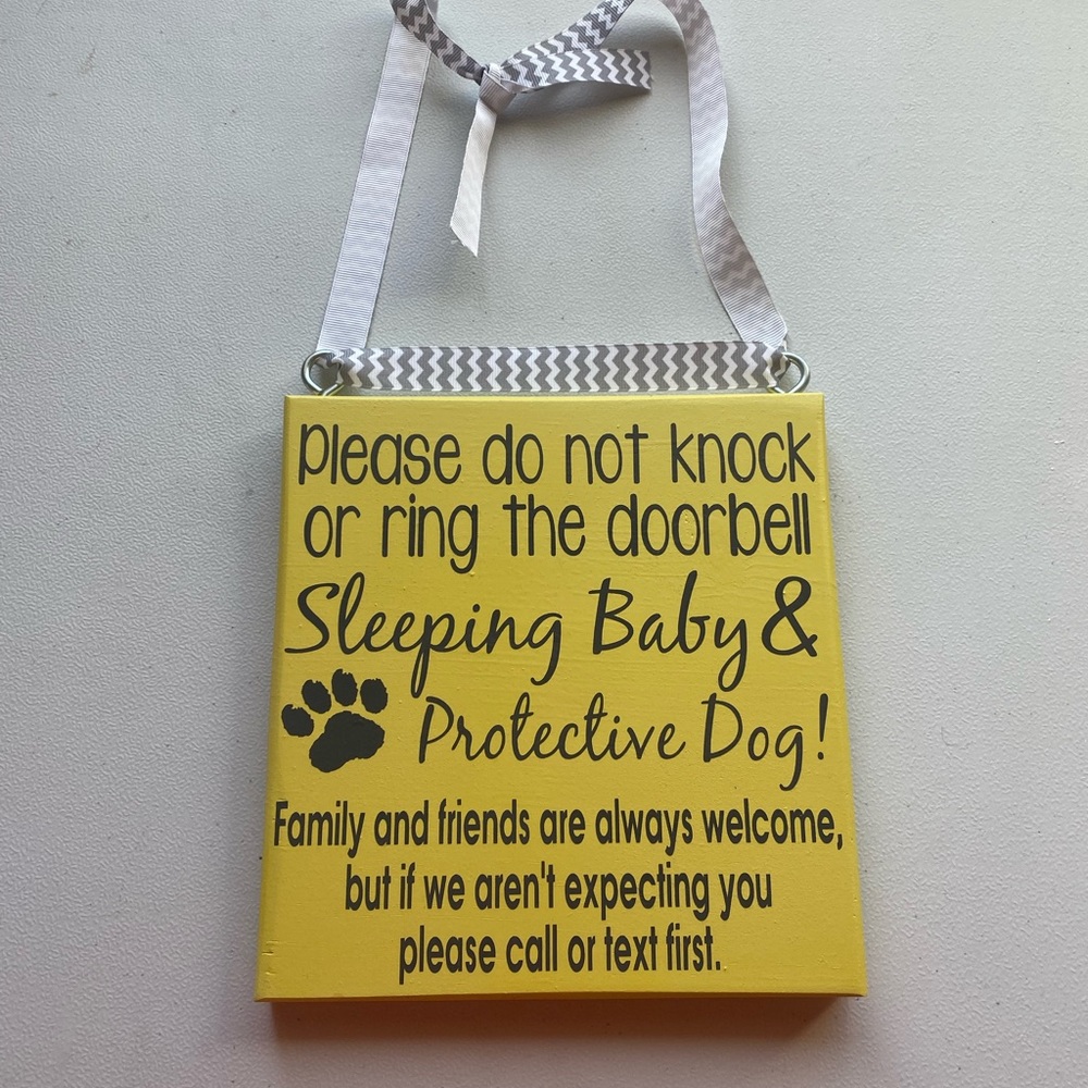 Hanging Door Sign